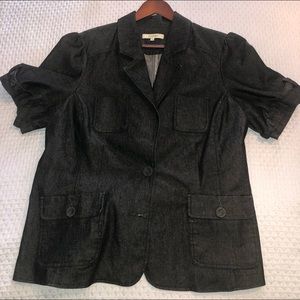 Short Sleeve Jacket. Looks Like Denim